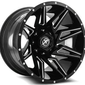 XF Off-Road – XF-218 – Black – 20″x10″ -24mm – Summer Wheels – XF-218201051271397-24GBML